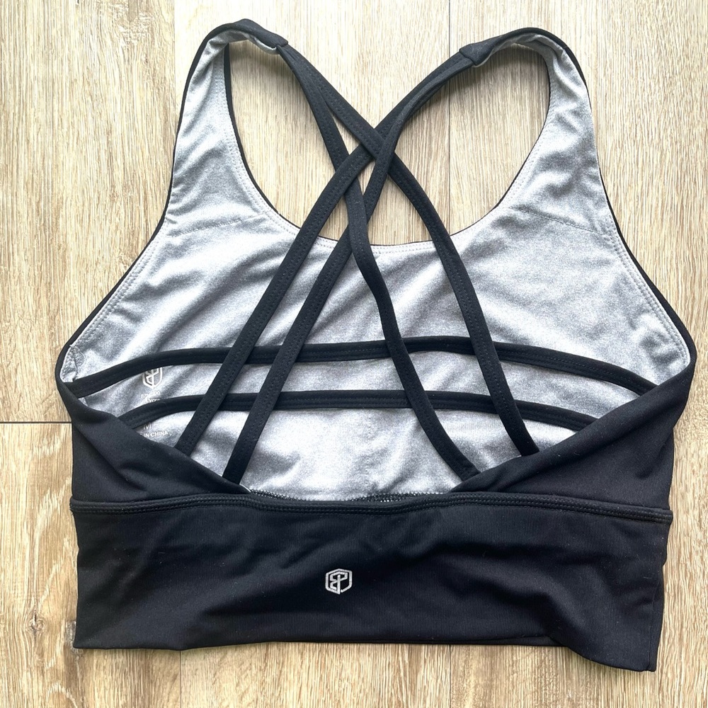 Born Primitive Crossfire Sports Bra Black Size M